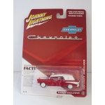 Johnny Lightning 1:64 Chevrolet Ambulance 1957 kosmos red