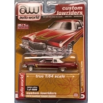 Auto World 1:64 Cadillac Coupe DeVille Lowrider 1976 brown red