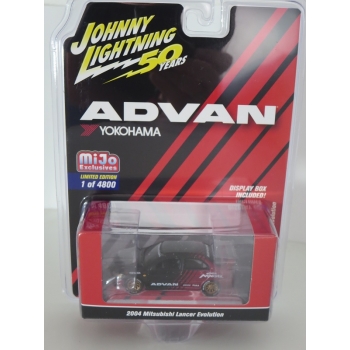 Johnny Lightning 1:64 Mitsubishi Lancer Evo 2004 Advan