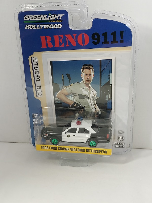 Greenlight 1:64 Reno 911! - Ford Crown Victoria Interceptor 1998 GREEN ...