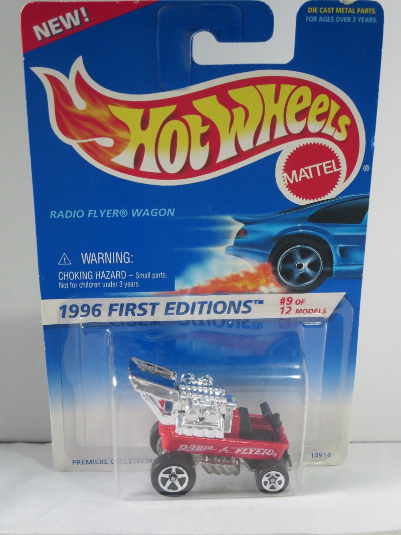 hot wheels 1996 first editions radio flyer wagon