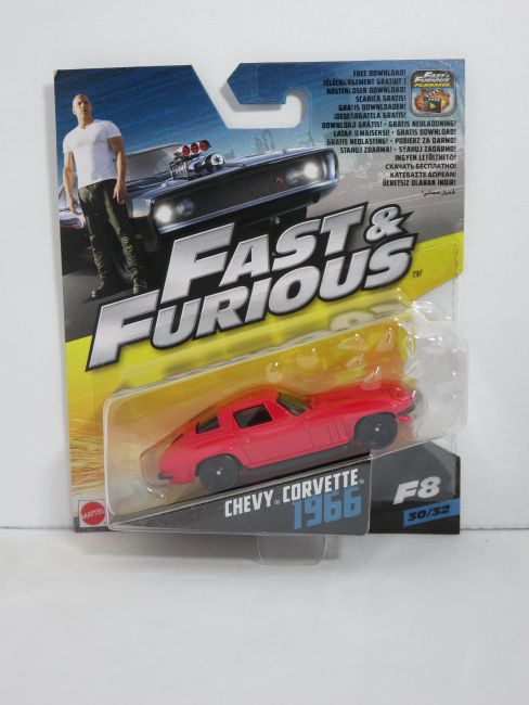 Hot Wheels 1:55 Fast & Furious - Chevrolet Corvette 1966