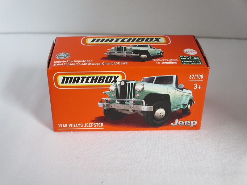 Matchbox 1:64 Power Grab - Willys Jeepster 1948