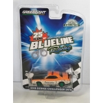 Greenlight 1:64 Dodge Challenger SRT8 2008 Blue Line Racing GREEN MACHINE