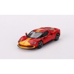 BBR 1:64 Ferrari 296 GTB 2023 assetto fiorano rosso corsa