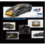 BBR 1:64 Ferrari 296 GTB 2024 assetto fiorano grigio scuro
