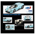 BBR 1:64 Ferrari Daytona SP3 light blue