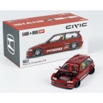 Mini GT 1:64 Honda Civic (EF) Kaido Works V2 red