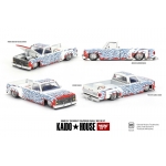 Mini GT 1:64 Kaido House Chevrolet Silverado Dually on Fire V2 1980