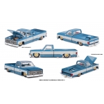 Mini GT 1:64 Chevrolet Silverado Dually Vintage Spec V1 Kaido blue