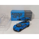Mini GT 1:64 Bugatti Chiron Pur Sport LHD blue