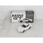 Mini GT 1:64 Porsche 911 Carrera RS 2.7 LHD grand prix white with red livery