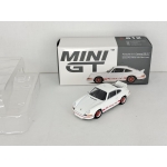 Mini GT 1:64 Porsche 911 Carrera RS 2.7 RHD grand prix white with red livery