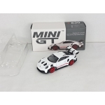 Mini GT 1:64 Porsche 911 (992) GT3 RS RHD white with pyro red