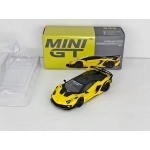 Mini GT 1:64 Lamborghini LB-Silhouette Works Aventador GT RHD yellow