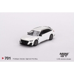 Mini Gt 1:64 Audi RS-6 R ABT 2020 LHD glacier white