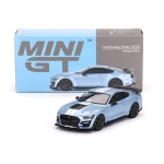 Mini Gt 1:64 Ford Mustang Shelby GT500 Heritage Edition 2022 LHD brittany blue