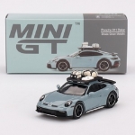 Mini GT 1:64 Porsche 911 (992) Dakar 2024 RHD shade green metallic