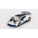 Mini GT 1:64 Lamborghini Huracan STO 2023 LHD Bianco Asopo