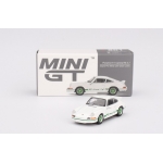 Mini GT 1:64 Porsche 911 (901) Carrera RS 2.7 LHD 1973 grand prix white with green Livery
