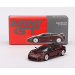 Mini GT 1:64 Bugatti EB110 GT 1995 LHD dark red metallic