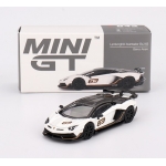 Mini GT 1:64 Lamborghini Aventador SVJ 63 LHD 2022 bianco asopo
