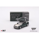 Mini GT 1:64 Bentley Flying Spur 2024 LHD white sand verdant