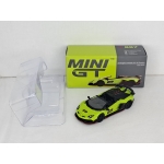 Mini Gt 1:64 Lamborghini Aventador SVJ 63 Roadster RHD verde shock