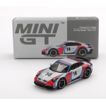 Mini GT 1:64 Porsche 911 Dakar LHD Rally 1978 Tribute ice grey metallic