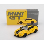 Mini GT 1:64 Ford Mustang LB Works2015 LHD triple yellow
