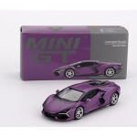 Mini GT 1:64 Lamborghini Revuelto 2024 LHD Viola 30th Matte