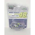 Greenlight 1:64 Chevrolet Camaro 1969 Jimmie Johnson/Hendrick Motorsports First Win Tribute April 28 2002 San Bernardino