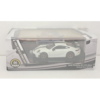 Paragon 1:64 Porsche 911 GT3 (992.2) 2025 GT grand prix white