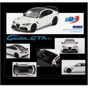 BBR 1:64 Alfa Romeo Giulia GTAm white