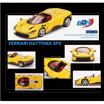 BBR 1:64 Ferrari Daytona SP3 2024 giallo modena