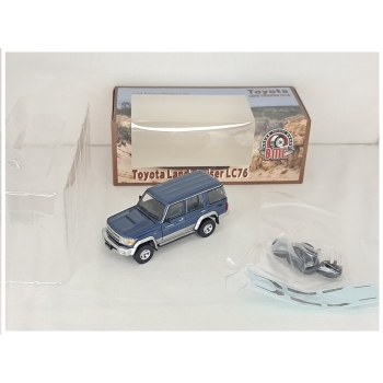 BM Creations 1:64 Toyota Land Cruiser LC76 RHD blue