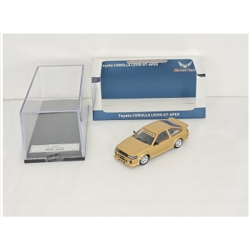 Die Cast Team 1:64 Toyota Corolla Levi AE86 GT- Apex gold