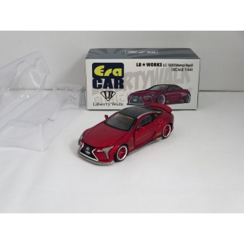 Era 1:64 LB Works Lexus LC500 metal red