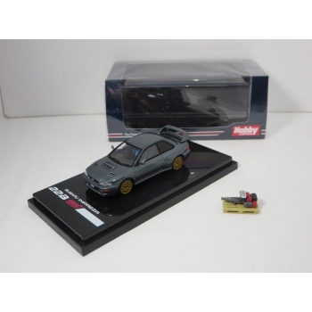 Hobby Japan 1:64 Subaru Impreza 22B STi Version (GC8) With EJ22 Engine Display Model cool grey