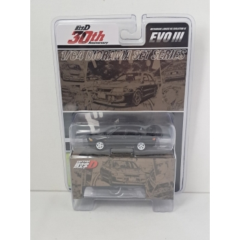 Hobby Japan 1:64 Mitsubishi Lancer RS Evolution III INITIAL D Kyoichi Sudo vs Takahashi