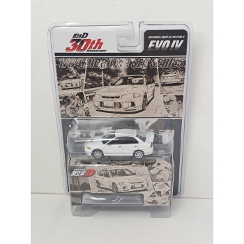 Hobby Japan 1:64 Mitsubishi Lancer RS Evolution III INITIAL D Seiji Iwaki vs Takumi Fujiwara