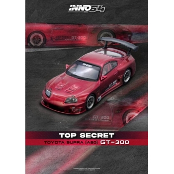 Inno 1:64 Toyota Supra (A80) Top Secret red