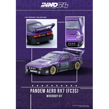 Inno 1:64 Mazda RX7 (FC3S) Pandem Rocket Bunny purple