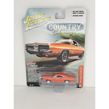 Johnny Lightning 1:64 Dodge Charger R/T 1969 orange