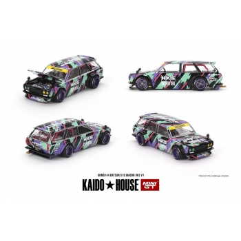 Mini GT 1:64 Datsun Kaido 510 Wagon 1969 HKS V1