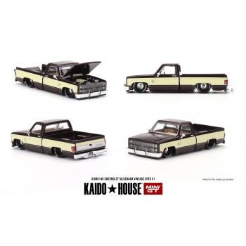 Mini GT 1:64 Chevrolet Silverado 1980 Kaido Vintage Spec V1