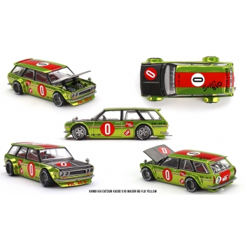 Mini GT 1:64 Datsun KAIDO 510 Wagon OG Flo Yellow
