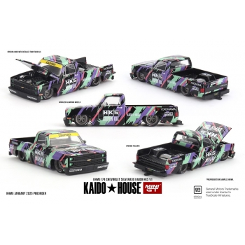 Mini GT 1:64 Chevrolet Silverado Kaido HKS V1 1980