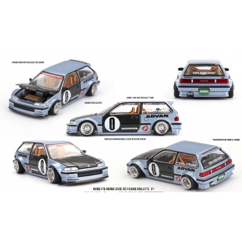 Mini GT 1:64 Honda Civic (EF) Kaido Roulette V1