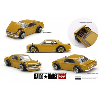 Mini GT 1:64 Nissan Skyline 2000 GT-R (KPGC10) Kaido Street V2